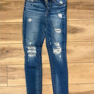 BKE Women's Distressed Skinny Jeans BILLIE